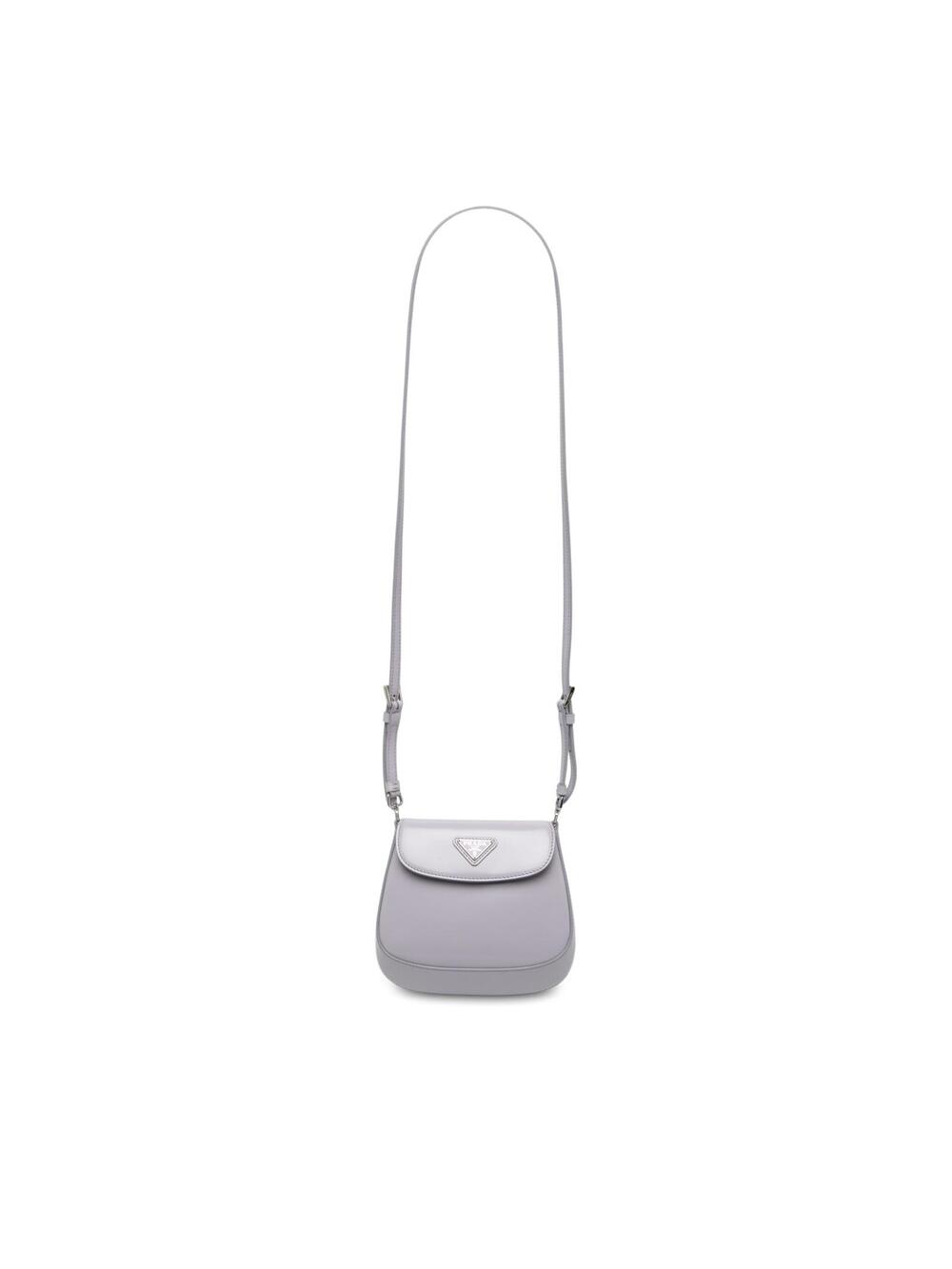 Prada Mini Brushed Leather Cleo Flap #367615P12B